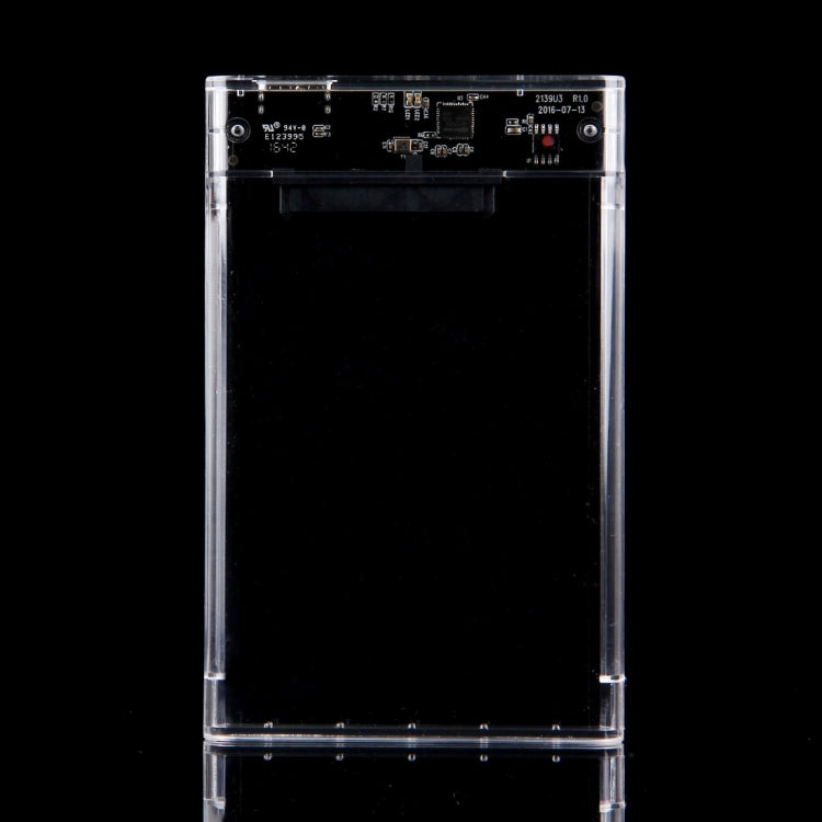 Boîtier Disque Dur Externe USB 3.0 Transparent 2.5" SATA