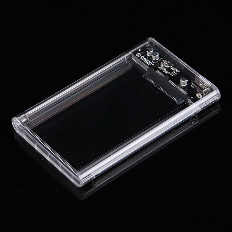 Boîtier Disque Dur Externe USB 3.0 Transparent 2.5" SATA