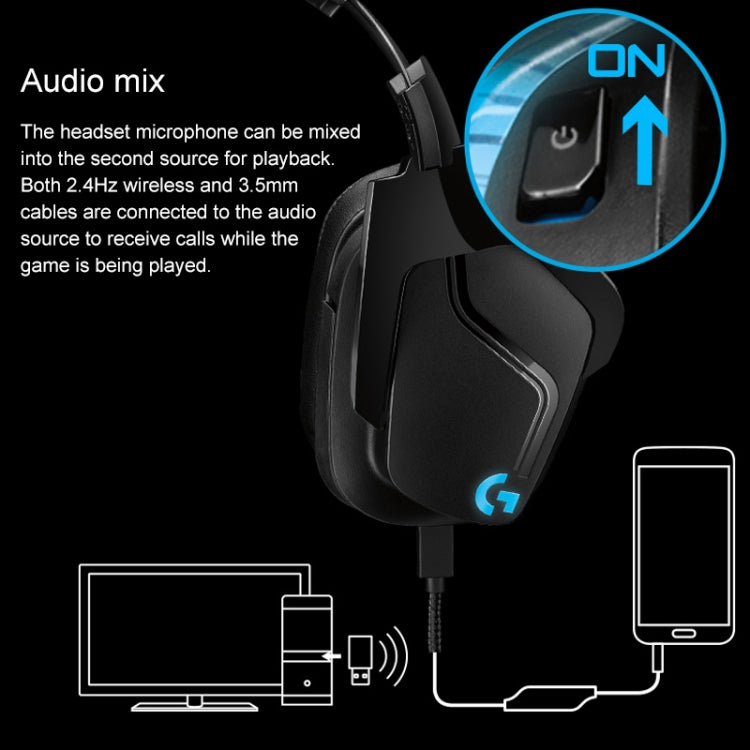 Logitech G933S Wireless and Wired Dolby 7.1 Gaming Headset