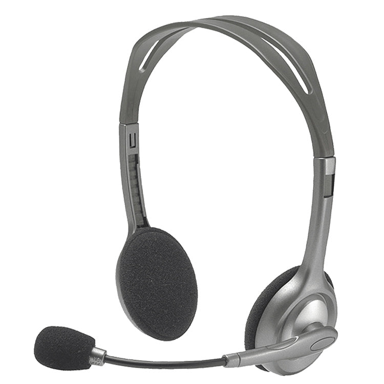 Casque stéréo Logitech H110 à double prise audio 3,5 mm, H110