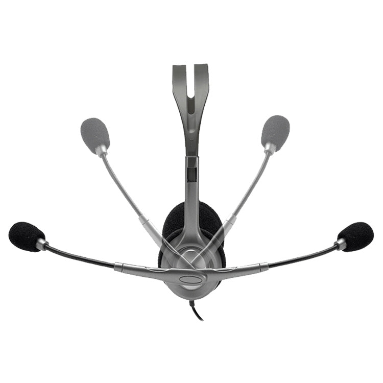 Casque stéréo Logitech H110 à double prise audio 3,5 mm, H110