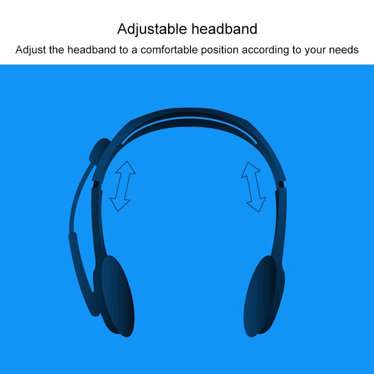 Casque stéréo Logitech H110 à double prise audio 3,5 mm, H110