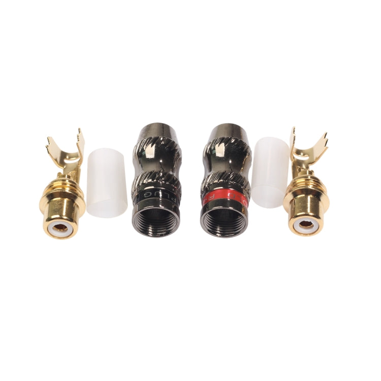 Adaptateur RCA Femelle Plaqué Or - Accessoire Audio PC