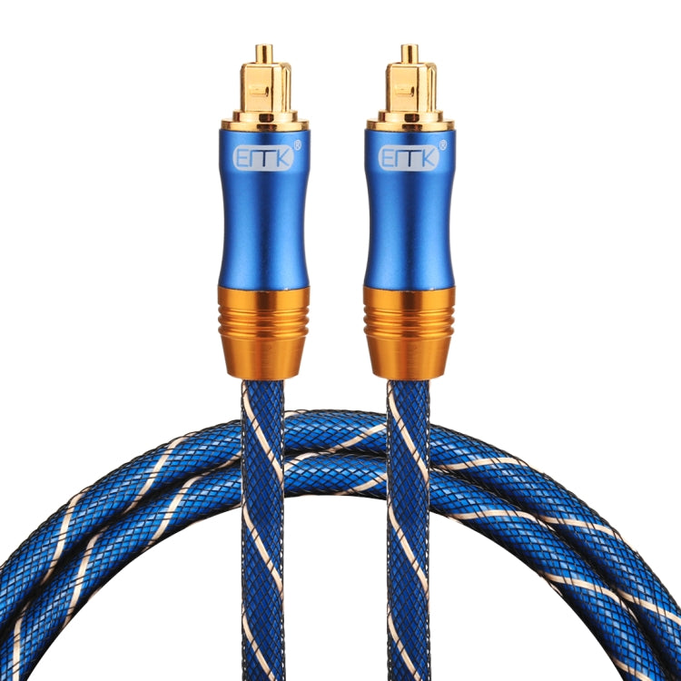 Câble Audio Optique Toslink 1m pour PC Gaming - Or Métal