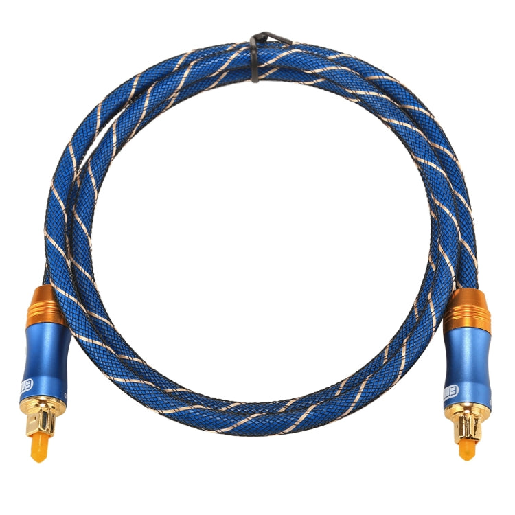 Câble Audio Optique Toslink 1m pour PC Gaming - Or Métal
