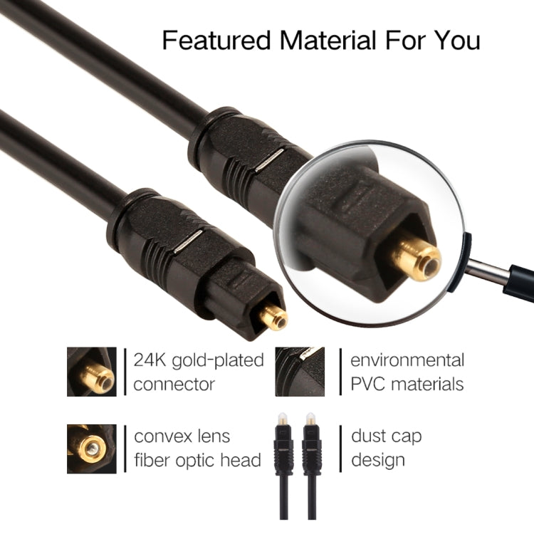 Câble audio optique 25m Toslink pour PC et gaming