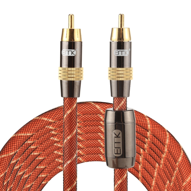Câble RCA 5m Plaqué Or pour Audio/vidéo Gaming PC