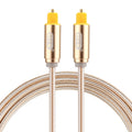 Câble audio optique Toslink 1m pour PC et gaming, qualité
