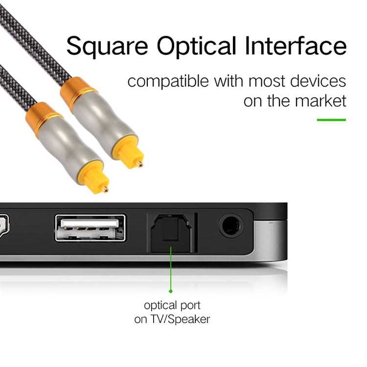 Câble Audio Optique Toslink 2m - Accessoire Gaming Premium