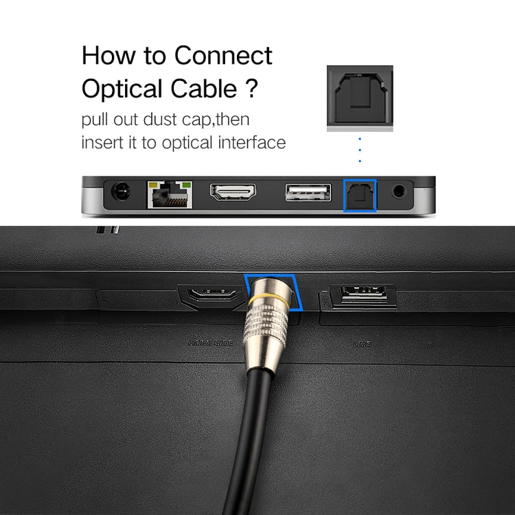 Toslink Optical Audio Cable 5m for PC and Gaming
