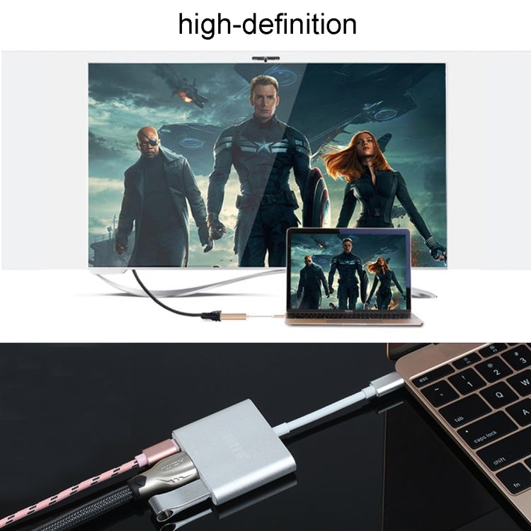 USB-C Adapter for Gaming: HDMI and USB 3.0 Included