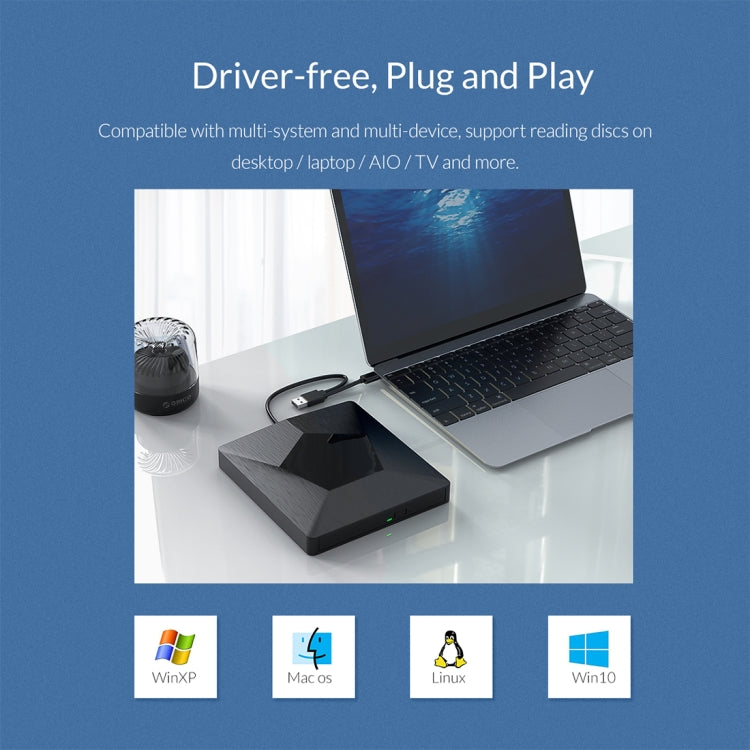 Lecteur DVD Externe USB 3.0 ORICO pour PC Gaming