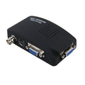 Convertisseur vidéo BNC/S-Vidéo vers VGA pour PC Gaming