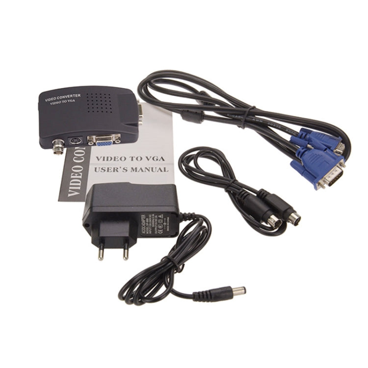 Convertisseur vidéo BNC/S-Vidéo vers VGA pour PC Gaming