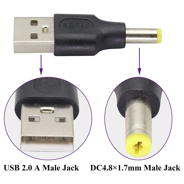 Connecteurs d'alimentation CC 4,8 x 1,7 mm pour PC Gaming