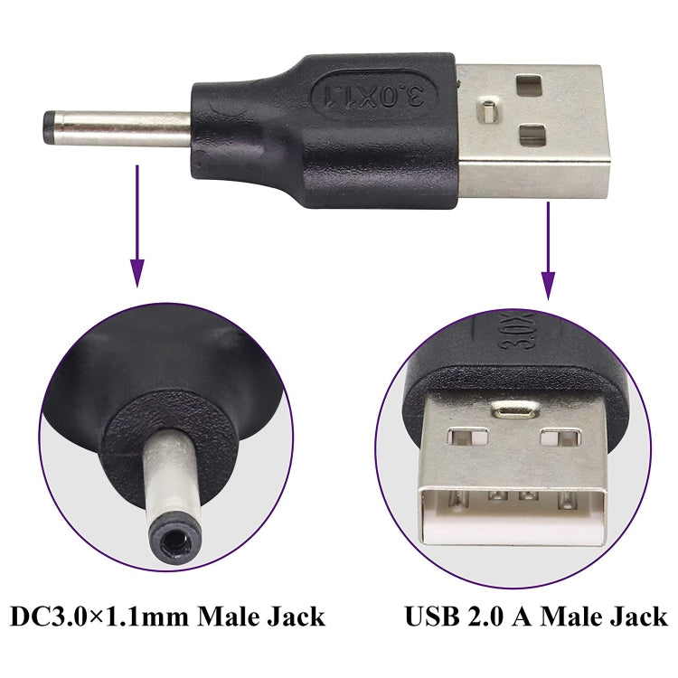 Connecteurs d'alimentation CC 3,0 x 1,1 mm pour gaming PC