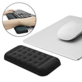 Tapis de souris gaming avec repose-poignet en mousse noire