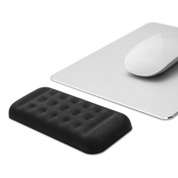 Tapis de souris gaming avec repose-poignet en mousse noire