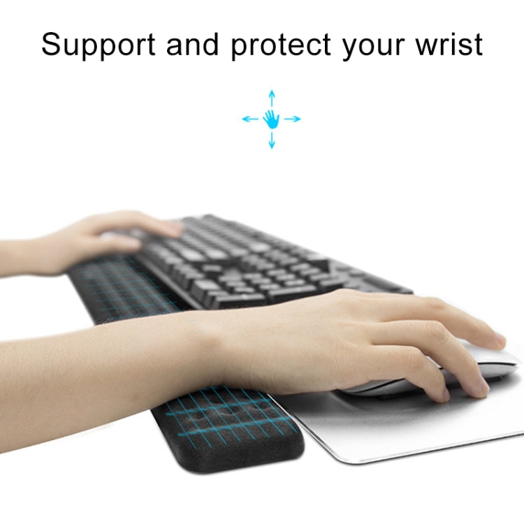 Tapis de souris ergonomique pour gaming avec repose-poignet