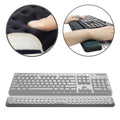 Gaming mouse pad with L foam wrist rest
