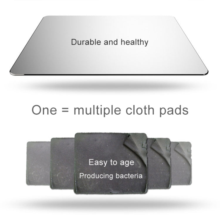 Tapis de souris gaming antidérapant en aluminium mini