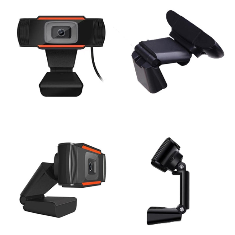Webcam 720P USB avec microphone pour gaming et