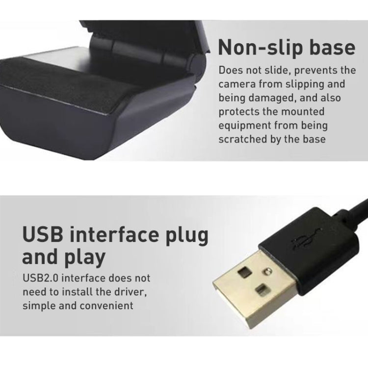 Webcam 720P USB avec microphone pour gaming et