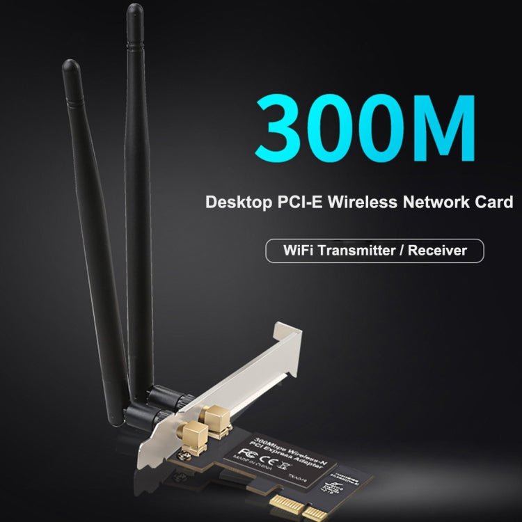 PCI Express 300 Mbps Wi-Fi Network Card for Gaming PC