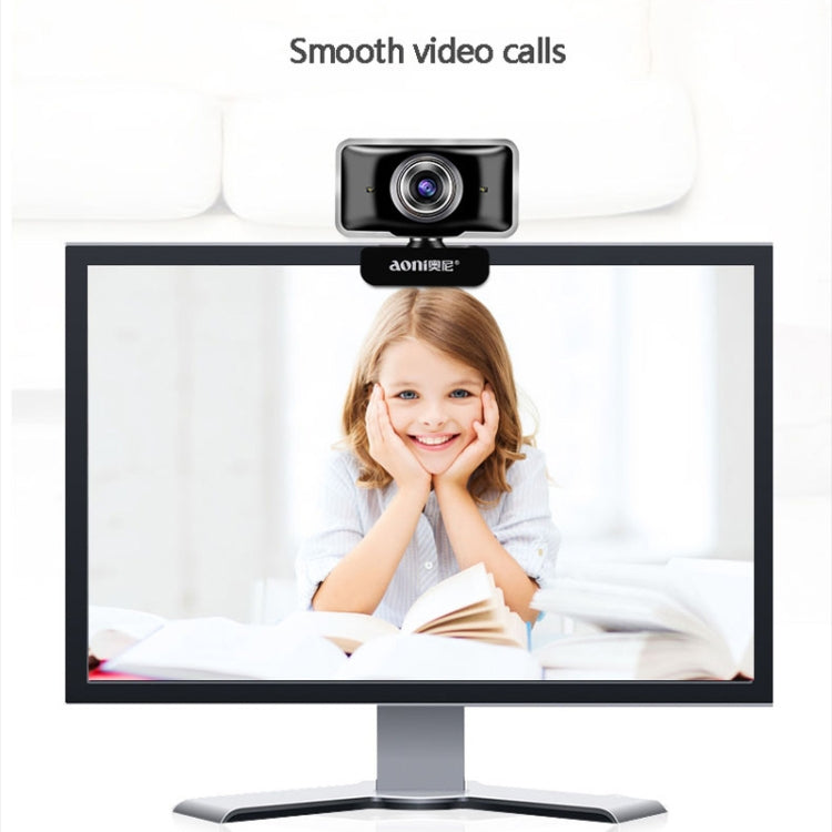 Caméra HD Aoni C11 720P pour PC avec microphone intégré