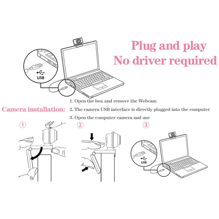 Caméra HD 1080P Aoni C90 pour PC - Accessoire Gaming Idéal