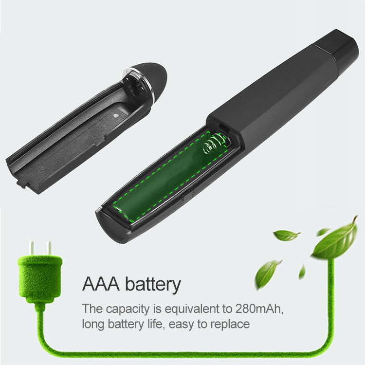 Stylo tournant de page PowerPoint laser sans fil 2,4 GHz Stylo de projection de présentation multimédia sans fil avec récepteur USB, distance de la télécommande: 30 m, 30m