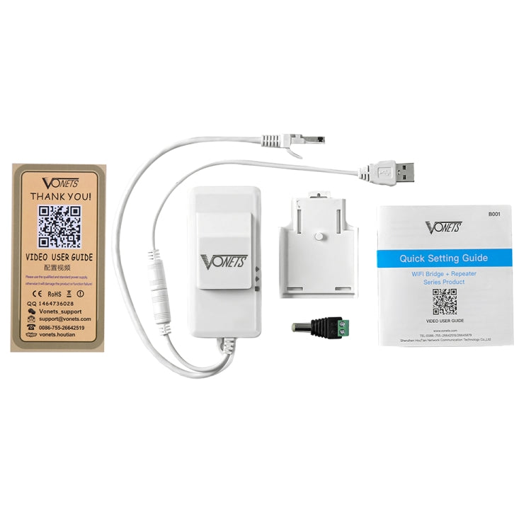 Répéteur WiFi VONETS VAP11AC pour Gaming et Vidéo 900 Mbps