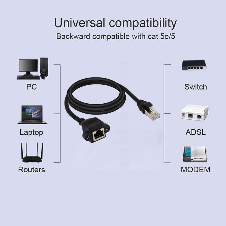 Câble d'extension RJ45 CAT6E 2m pour réseau gaming