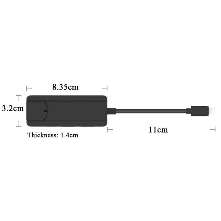 Onten 75002 8PIN to RJ45 Adapter for Gaming PC