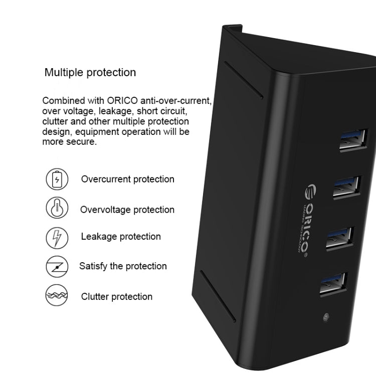 USB 3.0 4-Port Hub with Phone Stand - Accessory