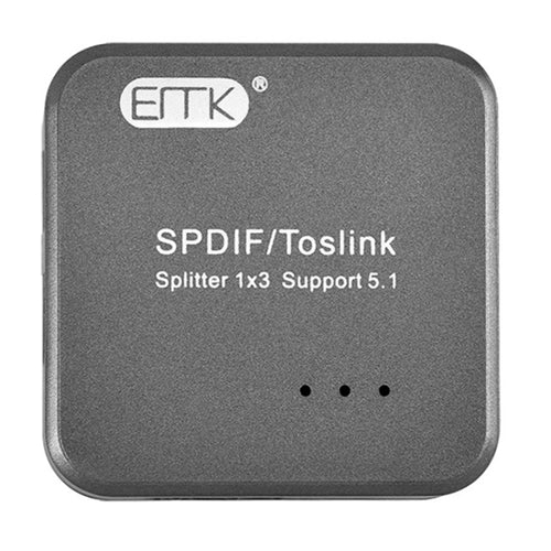 1x3 Digital Optical Audio SPDIF Adapter for Gaming PC