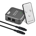 Commutateur audio optique numérique pour PC - 3x1 IR