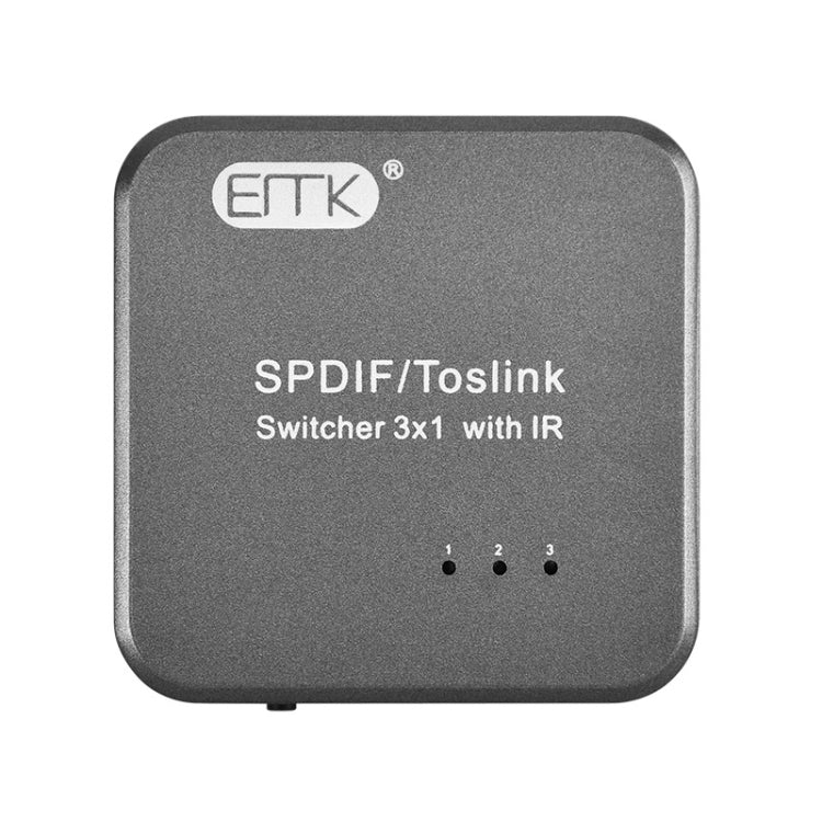 Commutateur audio optique numérique pour PC - 3x1 IR