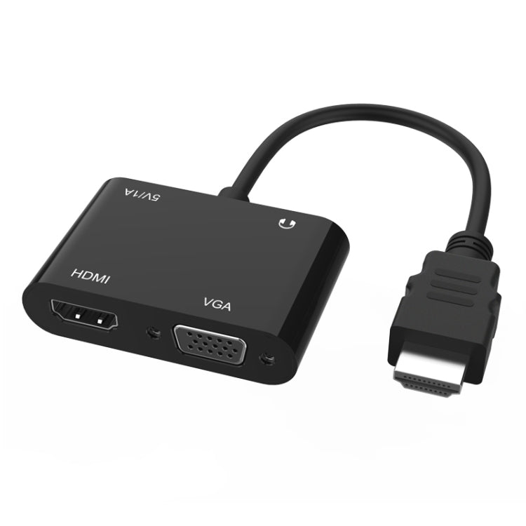 Adaptateur HDMI vers HDMI + VGA pour PC Gamer 5165HV