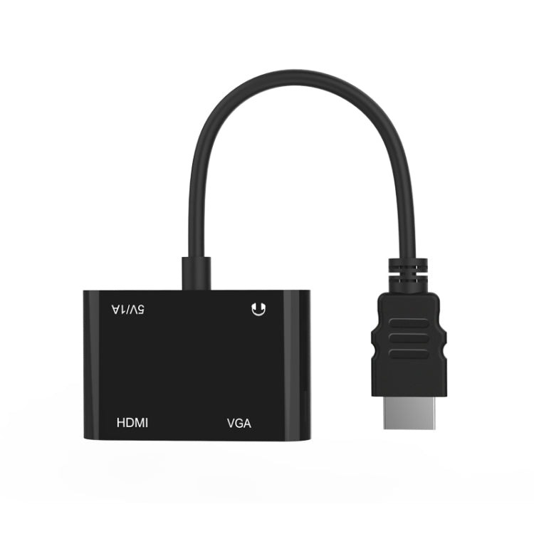 Adaptateur HDMI vers HDMI + VGA pour PC Gamer 5165HV