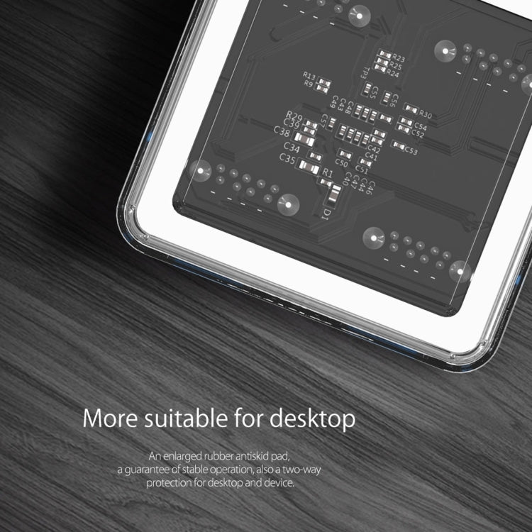 ORICO MH4U-100 Transparent USB 3.0 Desktop HUB with 100cm Micro USB Cable, MH4U-100