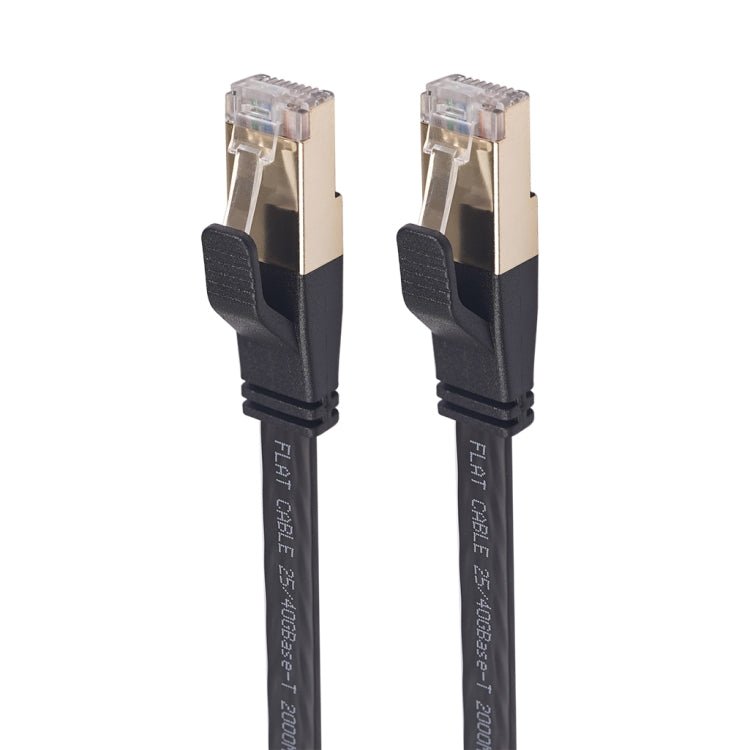 CAT8-2 Double Shielded Flat CAT8 Network LAN Cable, Length: 3m