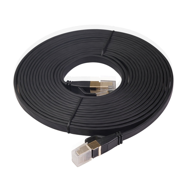 CAT8 Flat Double-Shielded 5m Ethernet Cable for Gaming PC