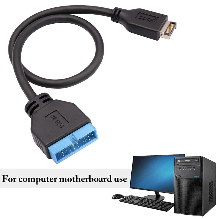 USB 3.1 Type-E 19-pin PC Cable - 30 cm Accessory