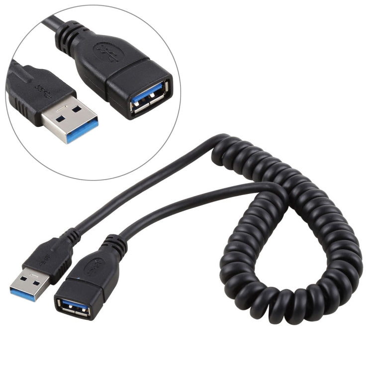 1.5m Retractable High-Speed USB 3.0 Cable for Gaming PC