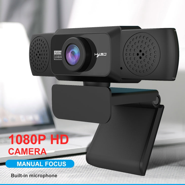 HXSJ S5 HD 1080P Gaming Webcam with Adjustable Microphone