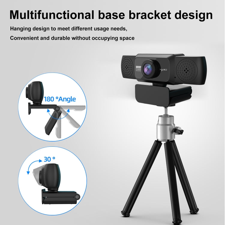 Webcam Gaming HXSJ S5 HD 1080P avec Microphone Réglable