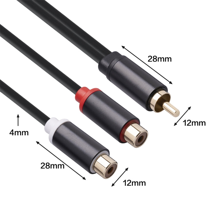 RCA Male to Dual RCA Female Adapter Cable - Gaming
