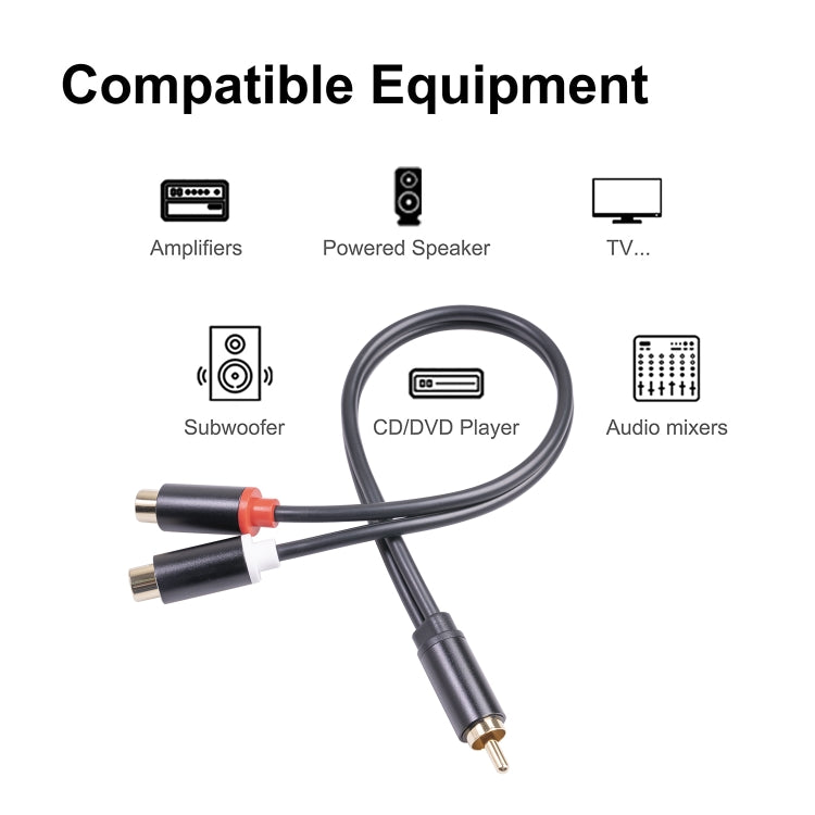 RCA Male to Dual RCA Female Adapter Cable - Gaming
