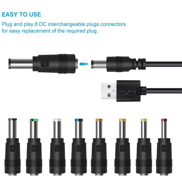 Cordon d'alimentation USB 12 en 1 pour PC et gaming